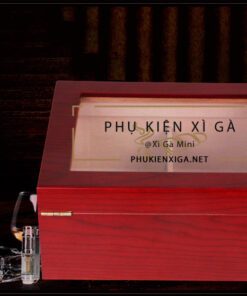 Hộp giữ ẩm xì gà 30 điếu mặt kính - Ảnh 4