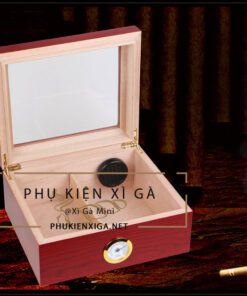 Alternative view of Hộp giữ ẩm xì gà 30 điếu mặt kính