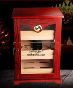 Tủ giữ ẩm xì gà 3 tầng mặt kính - Ảnh 4