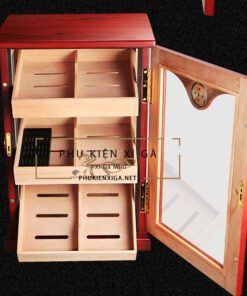 Tủ giữ ẩm xì gà 3 tầng mặt kính - Ảnh 6