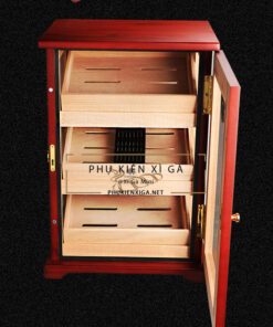 Tủ giữ ẩm xì gà 3 tầng mặt kính - Ảnh 9