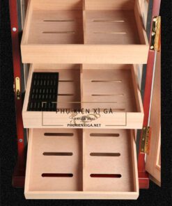 Tủ giữ ẩm xì gà 3 tầng mặt kính - Ảnh 10