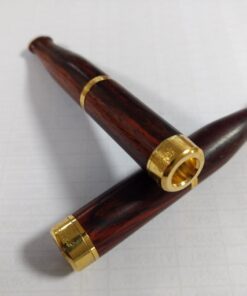 Tẩu gỗ xì gà Mini loại 2 khoang lọc - Ảnh 4