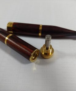 Tẩu gỗ xì gà Mini loại 2 khoang lọc - Ảnh 3