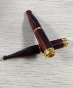 Tẩu gỗ xì gà Mini loại 2 khoang lọc