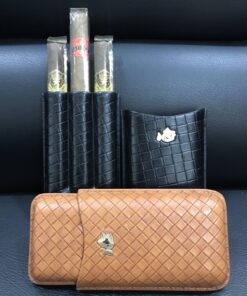 Bao da 3 điếu kèm dao