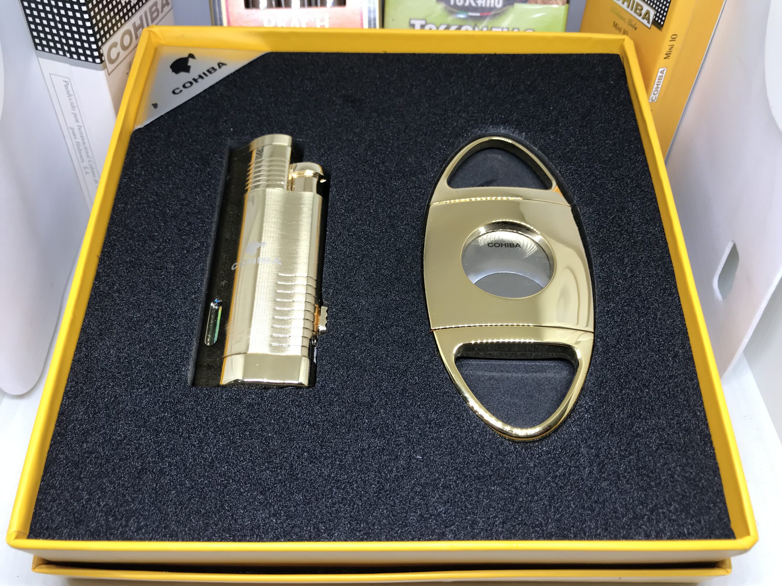 Combo bộ dao cắt và khò kèm đục Cohiba
