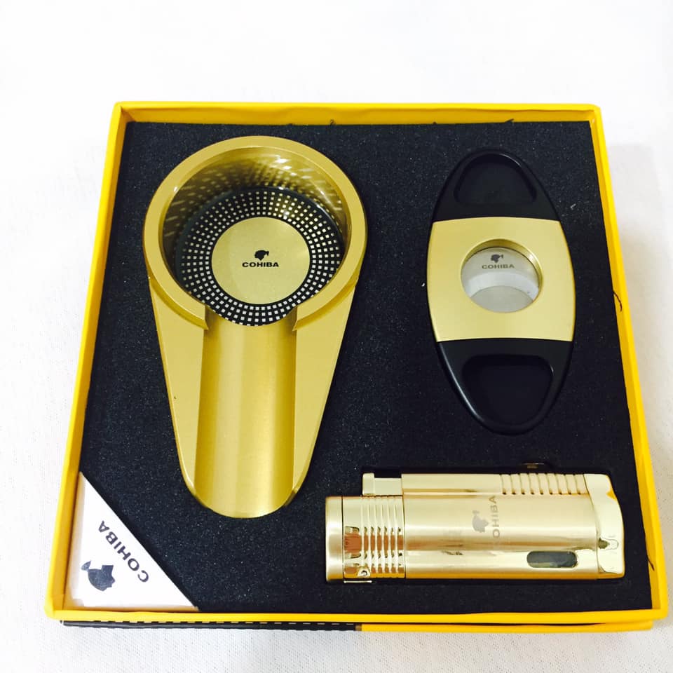 Bộ dao khò gạt tàn Cohiba (3 màu) - Ảnh 4