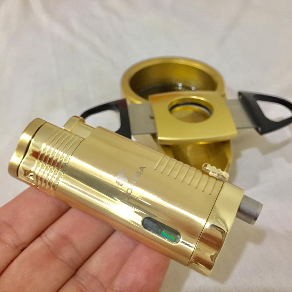 Bộ dao khò gạt tàn Cohiba (3 màu) - Ảnh 5