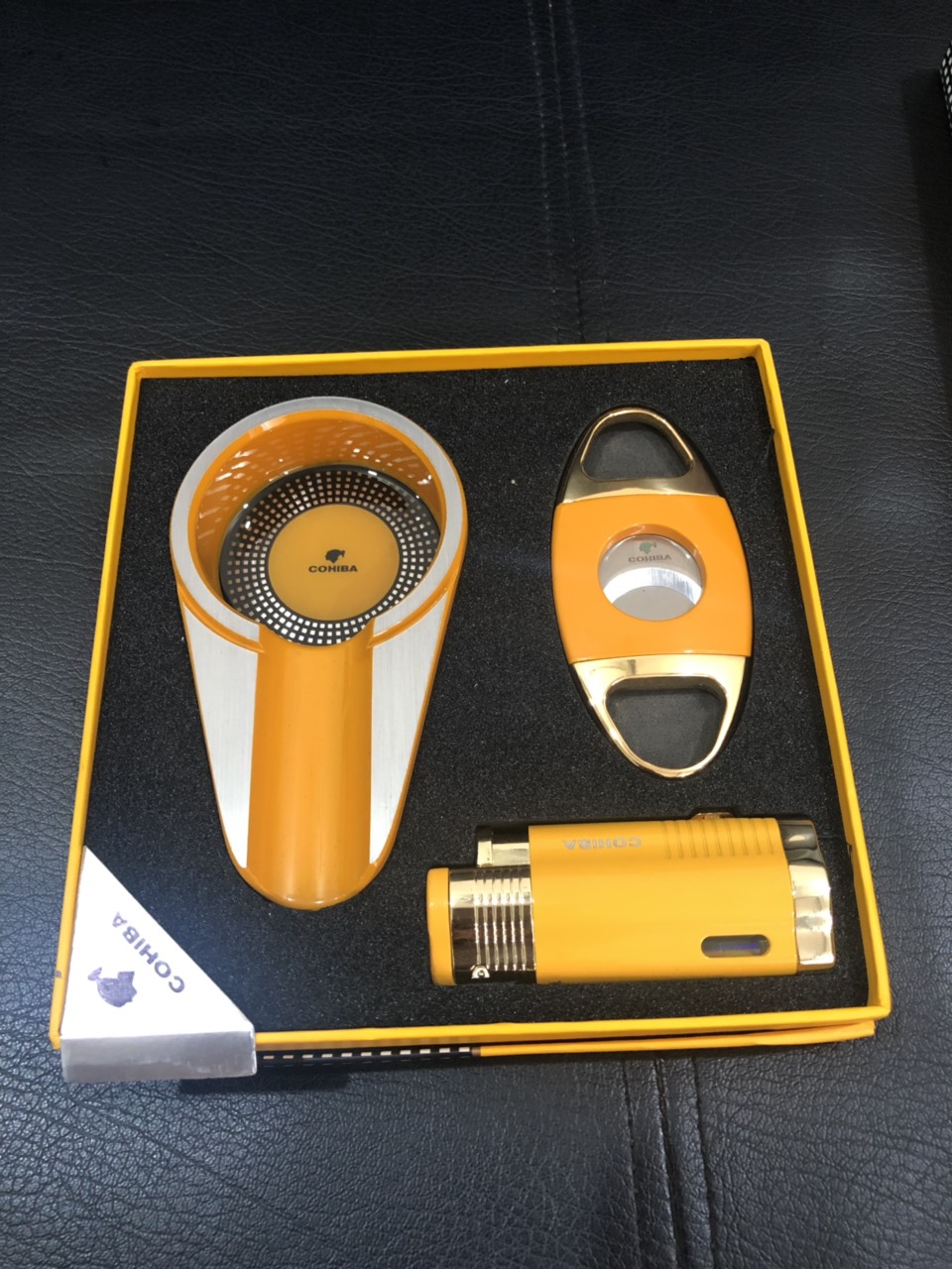 Bộ dao khò gạt tàn Cohiba (3 màu) - Ảnh 7