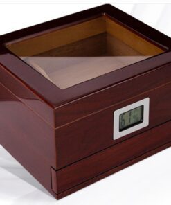 Hộp giữ ẩm xì gà có ngăn phụ kiện (sức chứa 40-60 điếu) - Ảnh 7