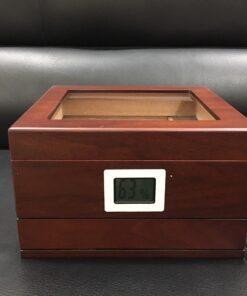 Hộp giữ ẩm xì gà có ngăn phụ kiện (sức chứa 40-60 điếu) - Ảnh 4