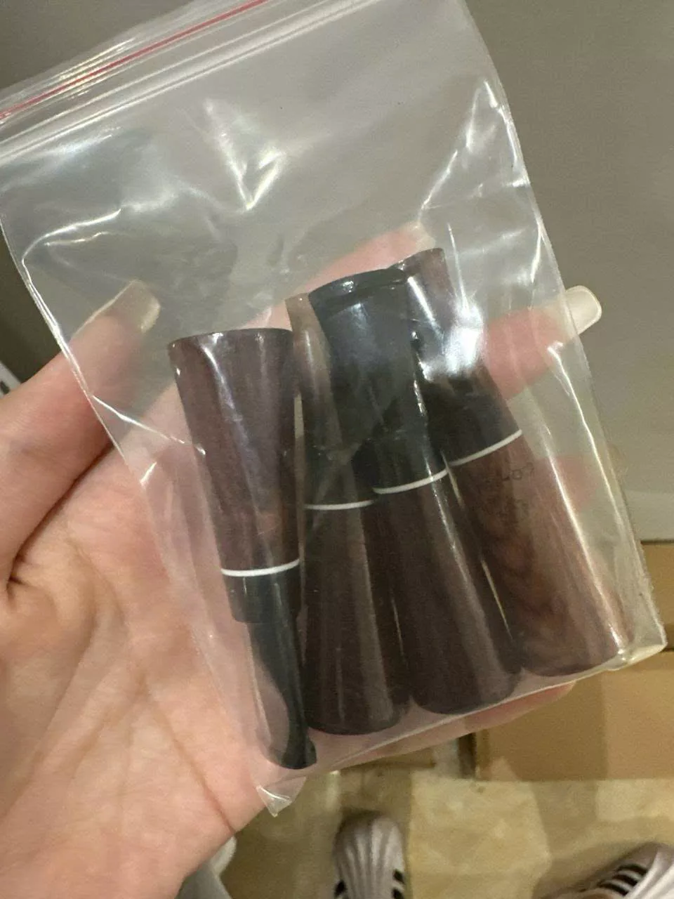Tẩu xì gà gỗ mini (rosso/short) - Ảnh 4