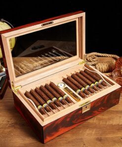 Hộp giữ ẩm xì gà 2 ngăn Lubinski (sức chứa 50 điếu) - Ảnh 7
