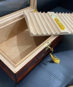Hộp giữ ẩm xì gà 2 ngăn Lubinski (sức chứa 50 điếu) - Ảnh 3