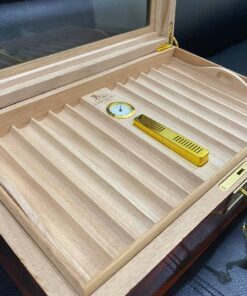 Hộp giữ ẩm xì gà 2 ngăn Lubinski (sức chứa 50 điếu) - Ảnh 4