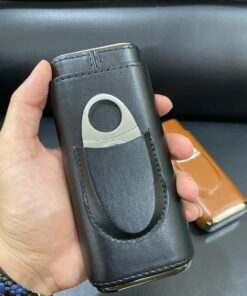 Bao da 3 điếu kèm dao cắt - Ảnh 3